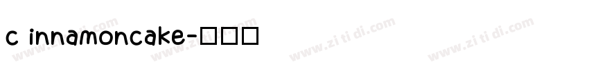 c innamoncake字体转换